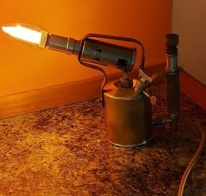 Gas Blow Torch Lamp