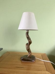 Spiral Wooden Lamp